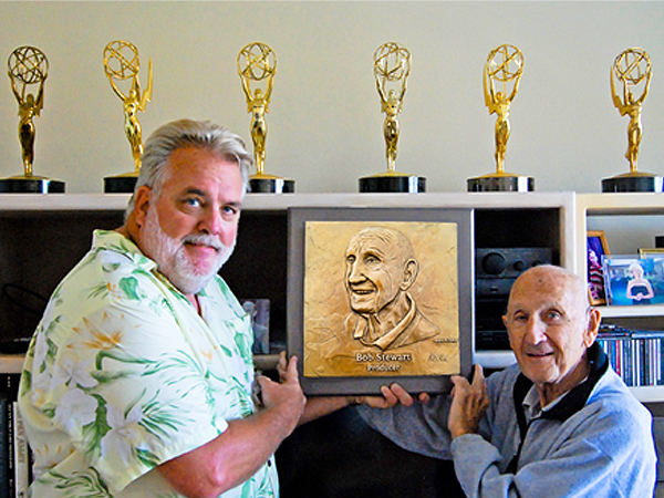 Ed Voelkel with Emmy Award winner and Hollywood Producer Bob Stewart